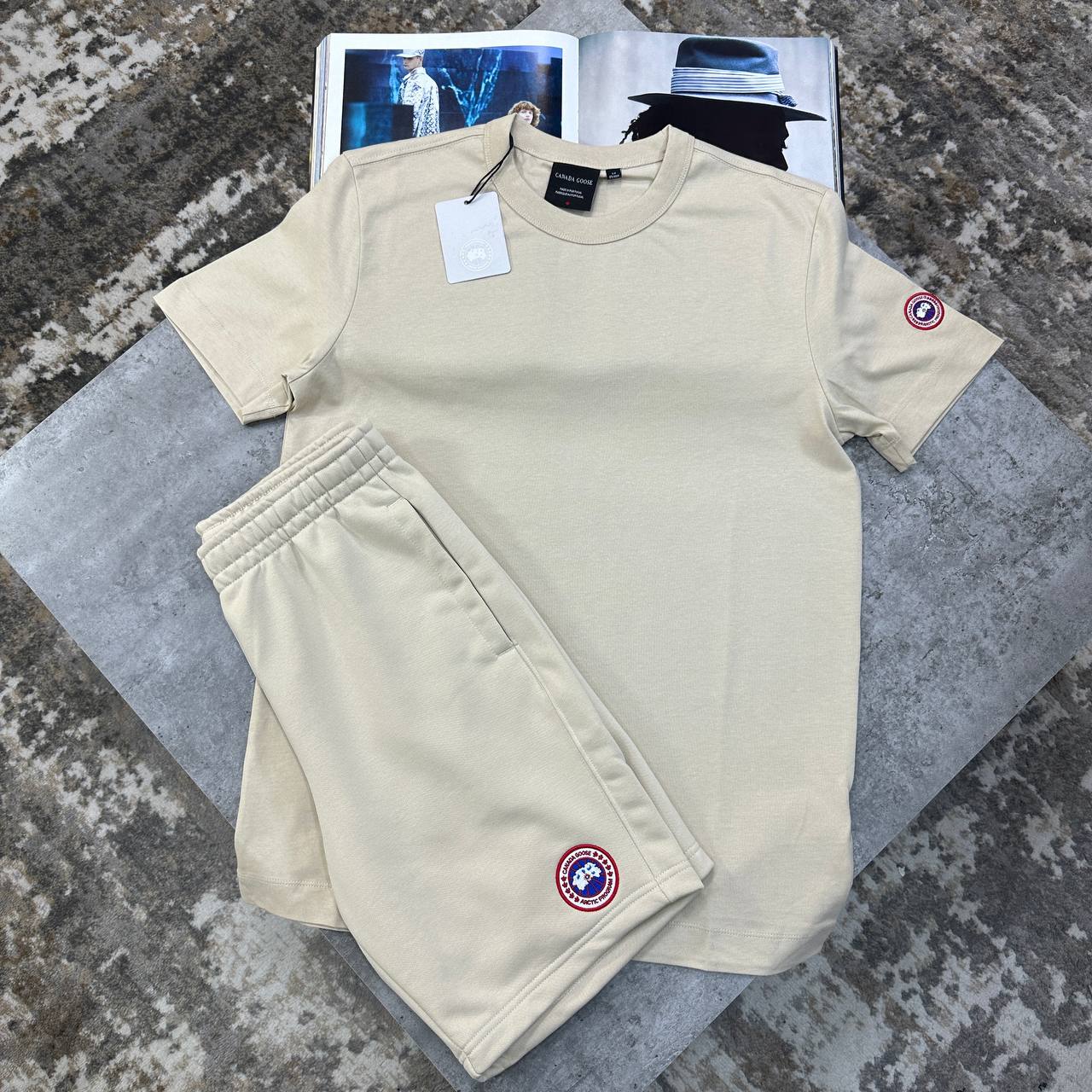 Top quality Canad goos shorts set ha2906