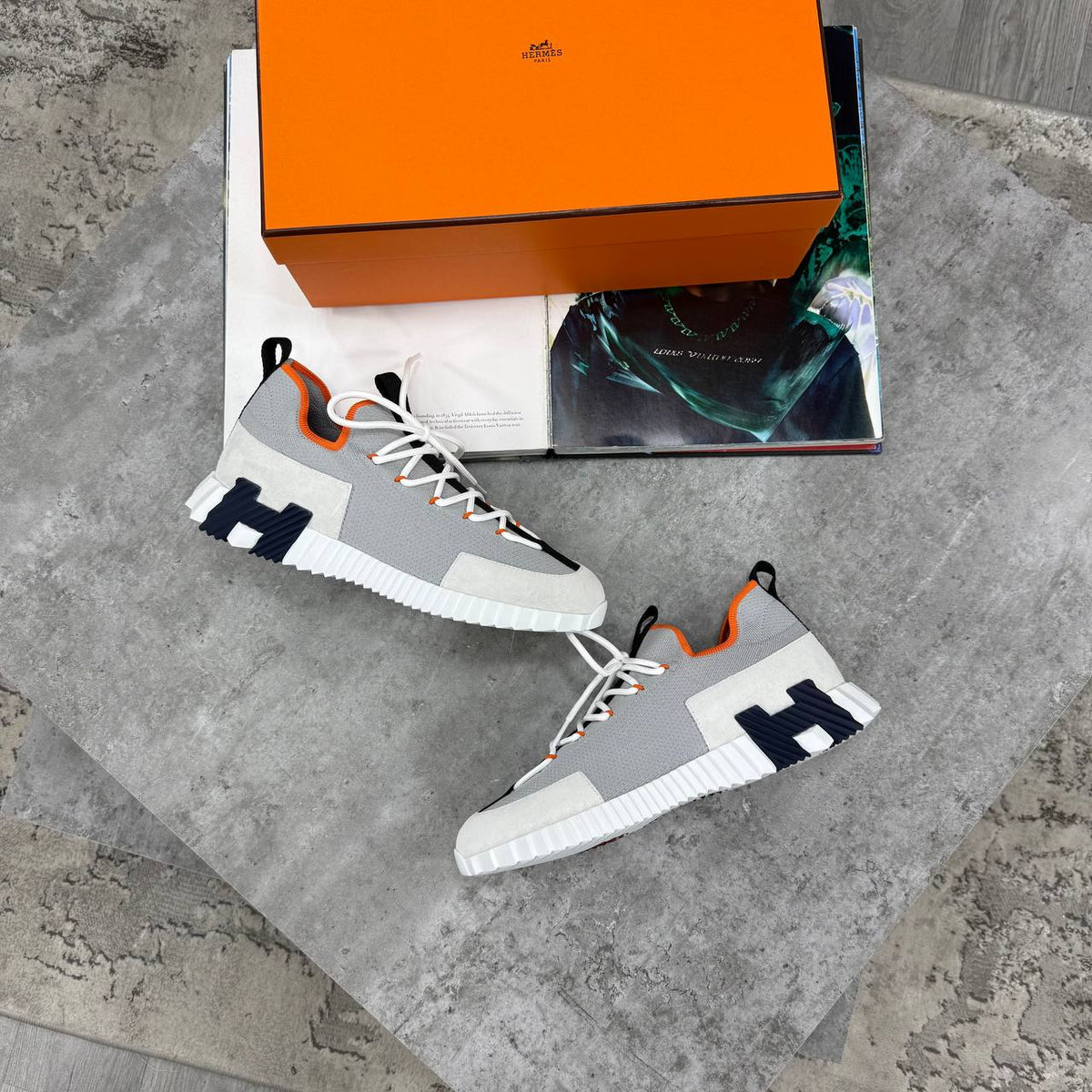 SUPER CLON HERM CLOTH LOW TRAINERS jay1109