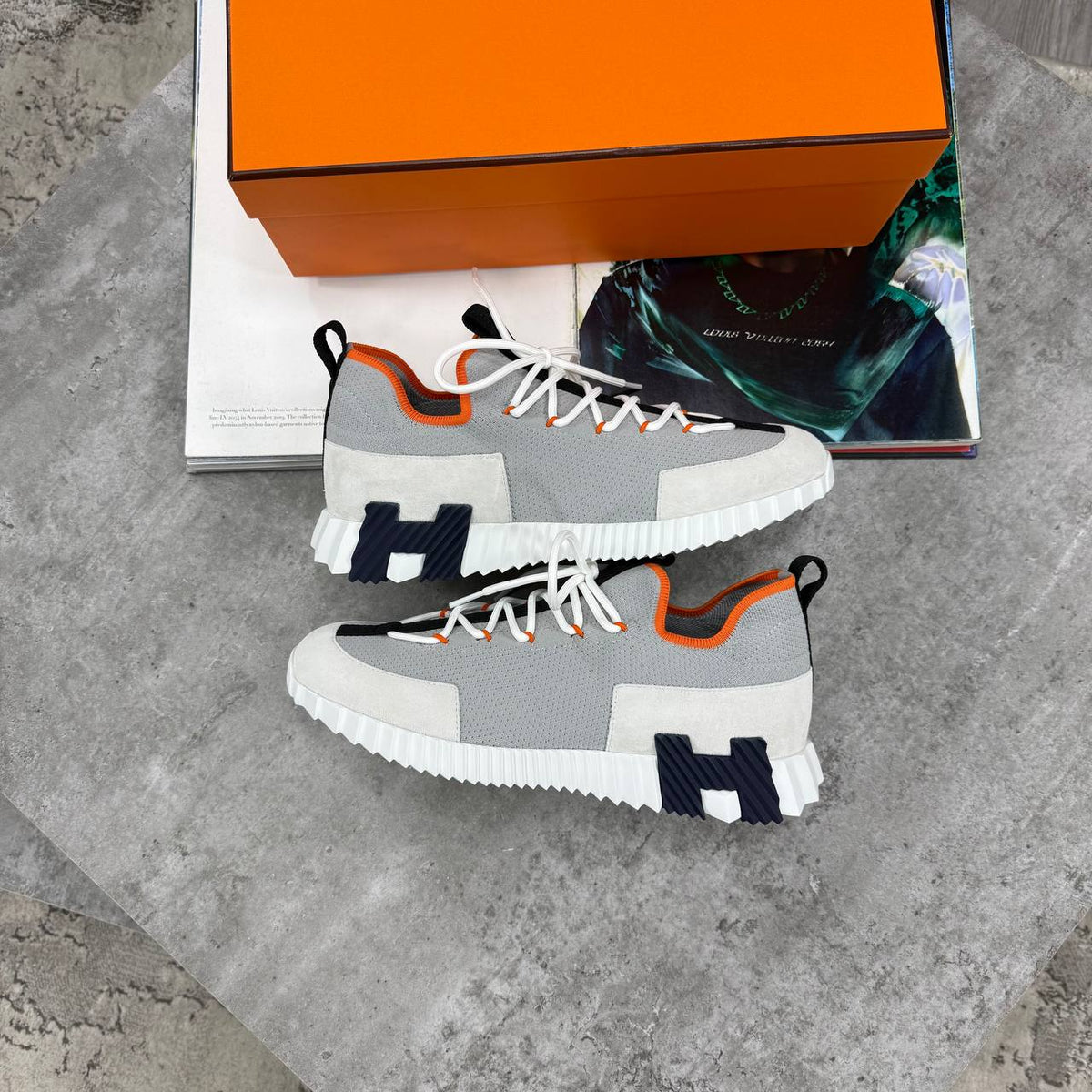 SUPER CLON HERM CLOTH LOW TRAINERS jay1109