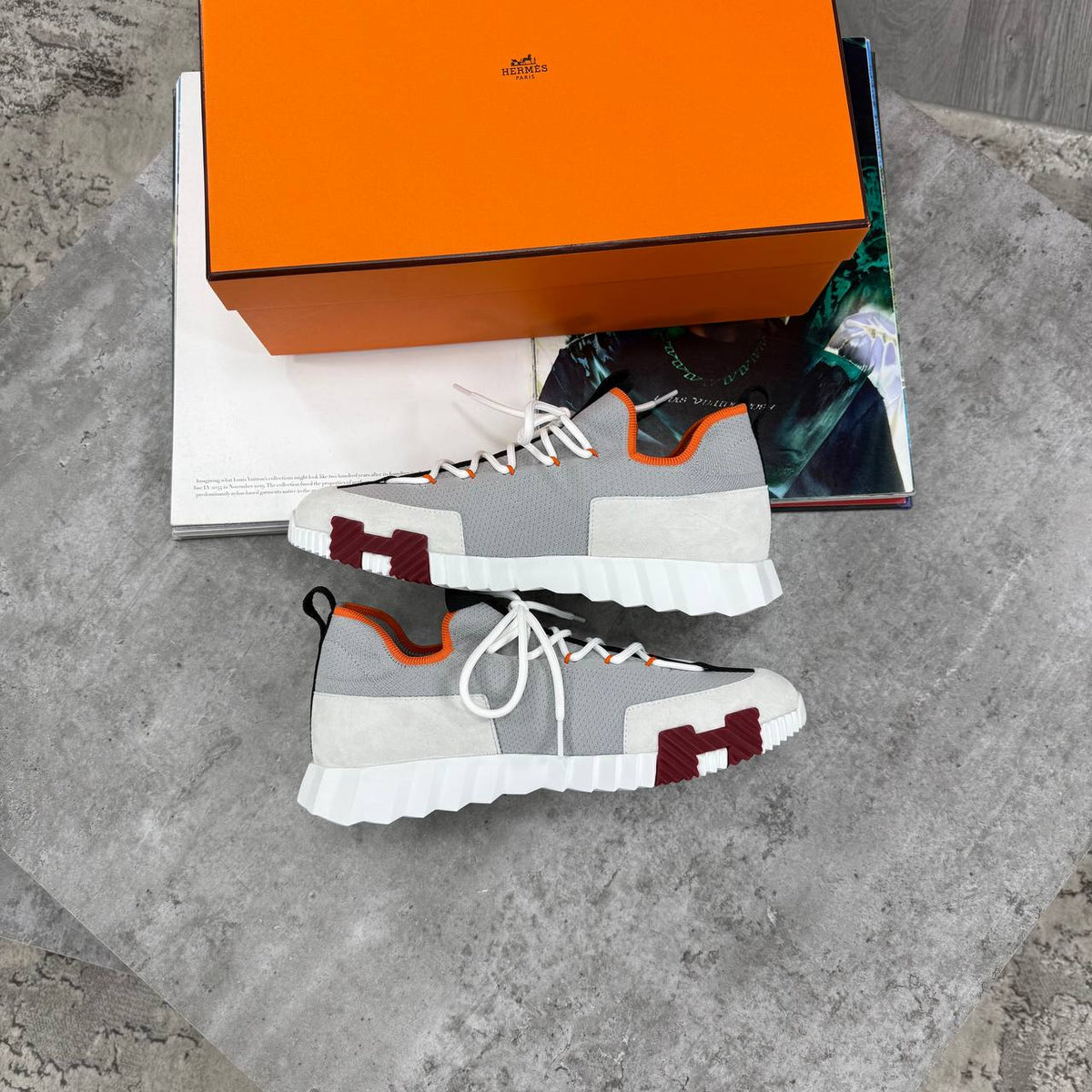 SUPER CLON HERM CLOTH LOW TRAINERS jay1109