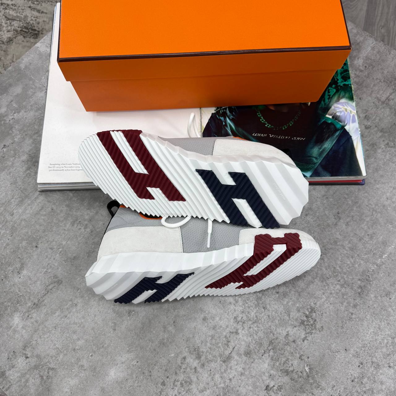 SUPER CLON HERME CLOT LOW TRAINERS jay280