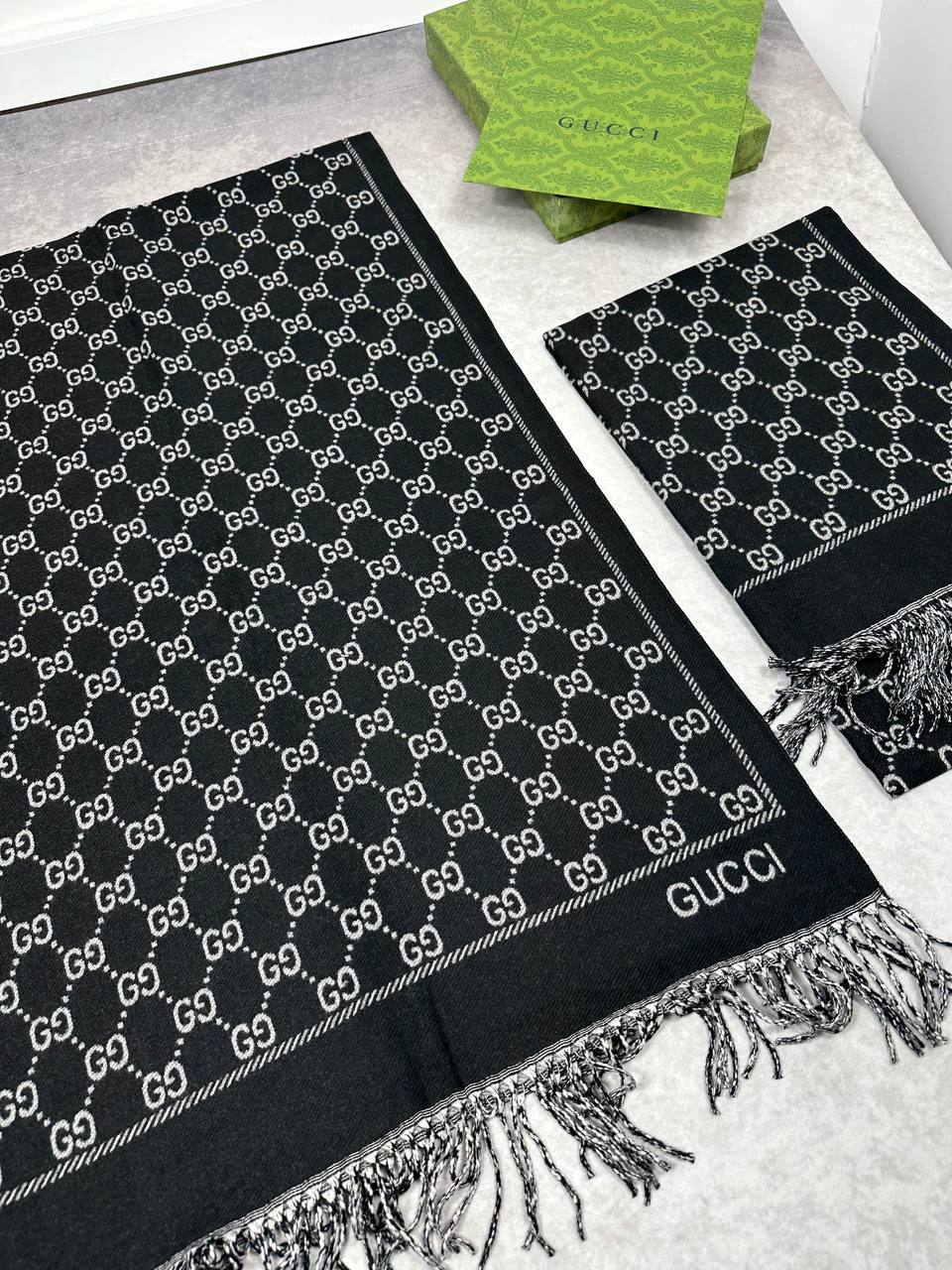 SUPER CLON GUCC CASHMERE SCARF COME WITH BOX am2908