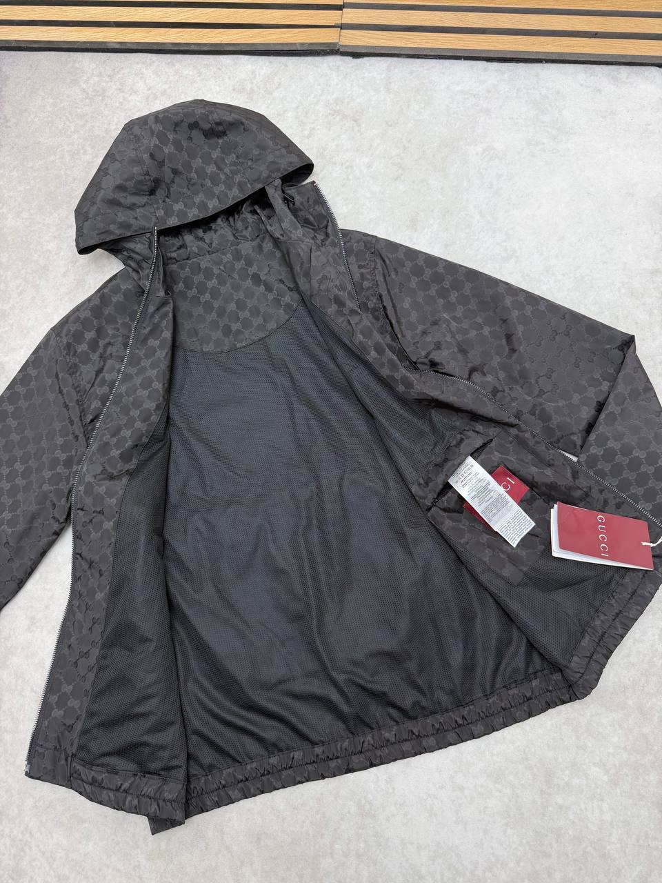 SUPER CLON GUCC GG NYLO JACQUARD ZIP JACKET am0107
