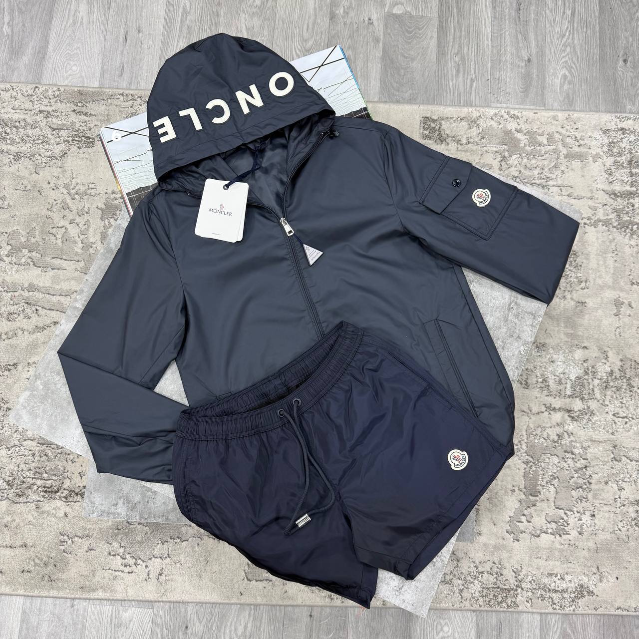 SUPER CLON MONCLE WINDBREAKER & SHORTS jay0607