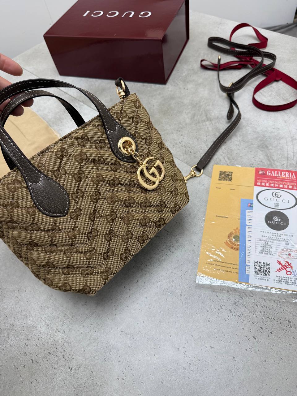 SUPER CLON WOMENS GUCC BAG COME WITH BOX ETC am0807