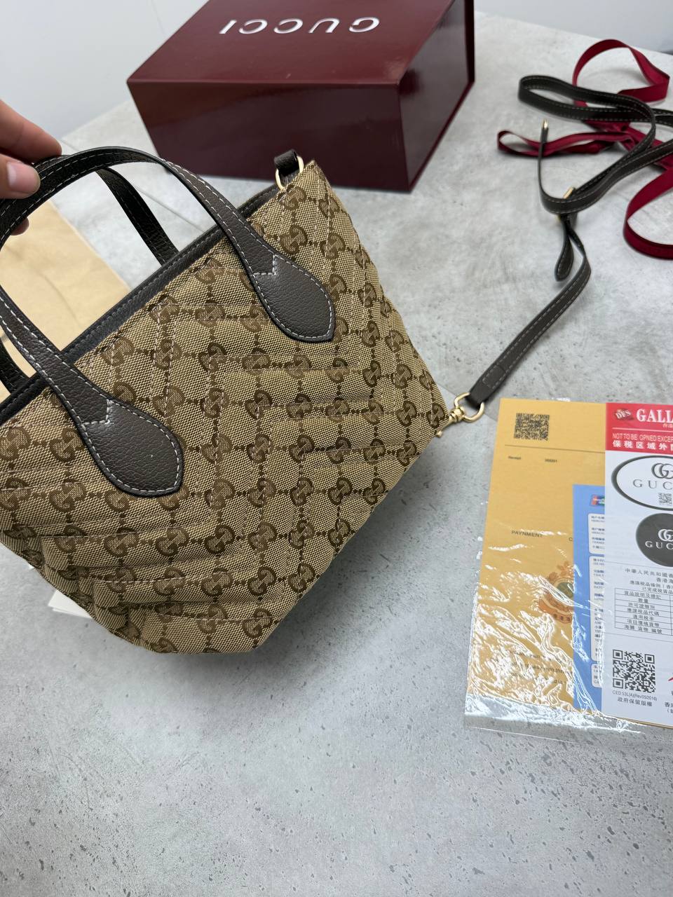 SUPER CLON WOMENS GUCC BAG COME WITH BOX ETC am0807