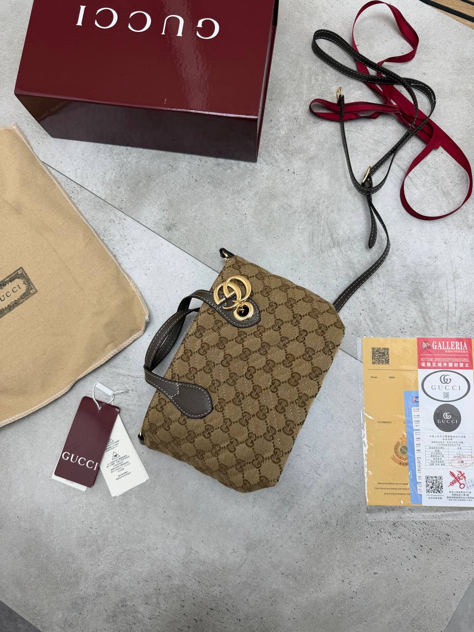 SUPER CLON WOMENS GUCC BAG COME WITH BOX ETC am0807