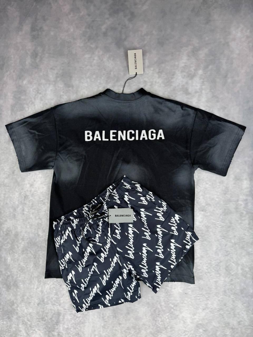 Balenciag shorts set jj1007