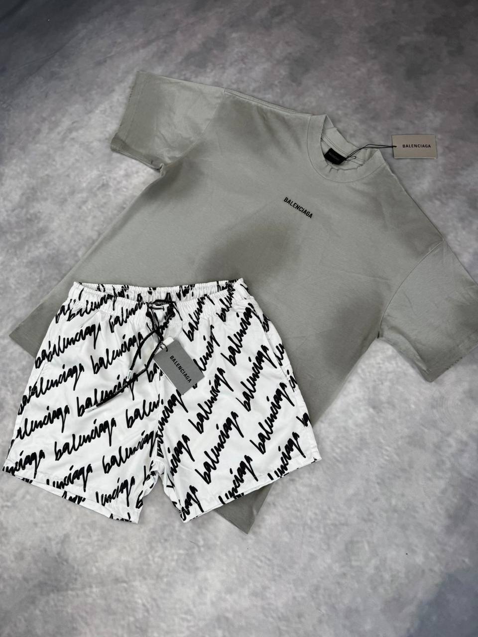 Balenciag shorts set jj1007