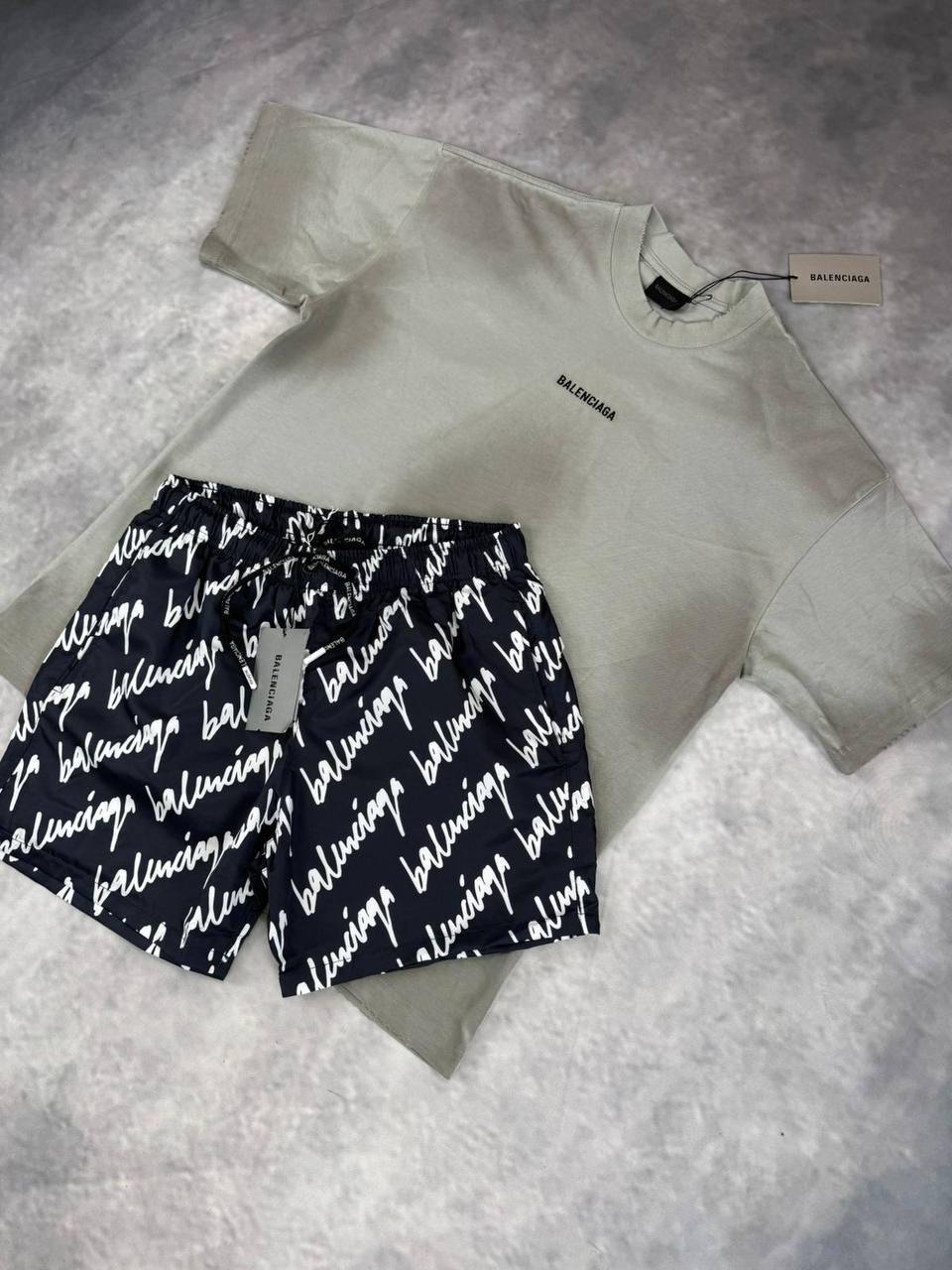 Balenciag shorts set jj1007
