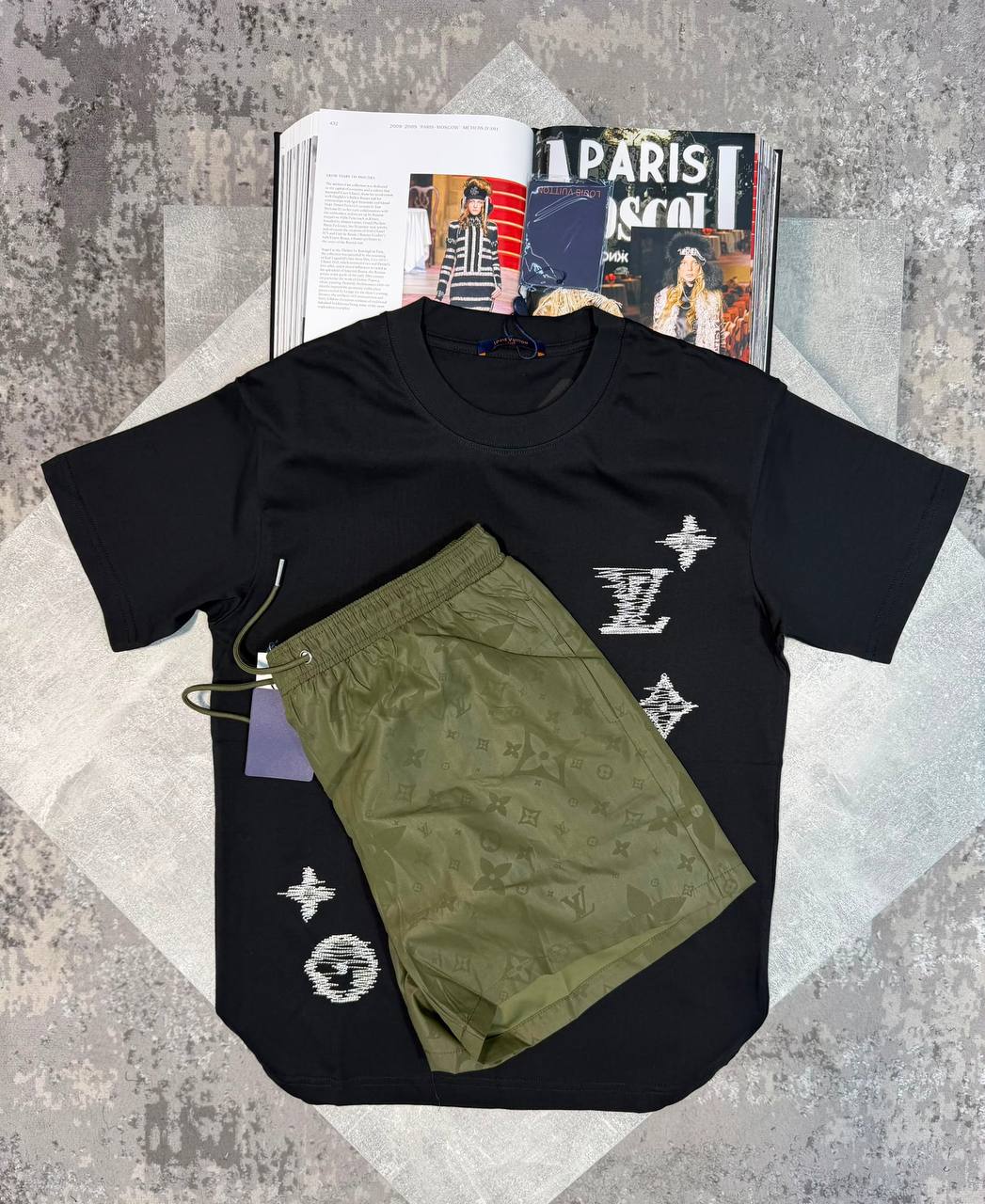LV Shorts Set aj1107