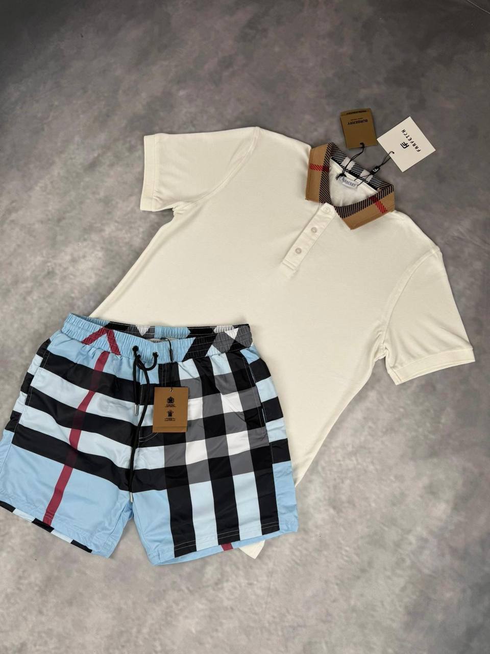 Burberr shorts set jj0604