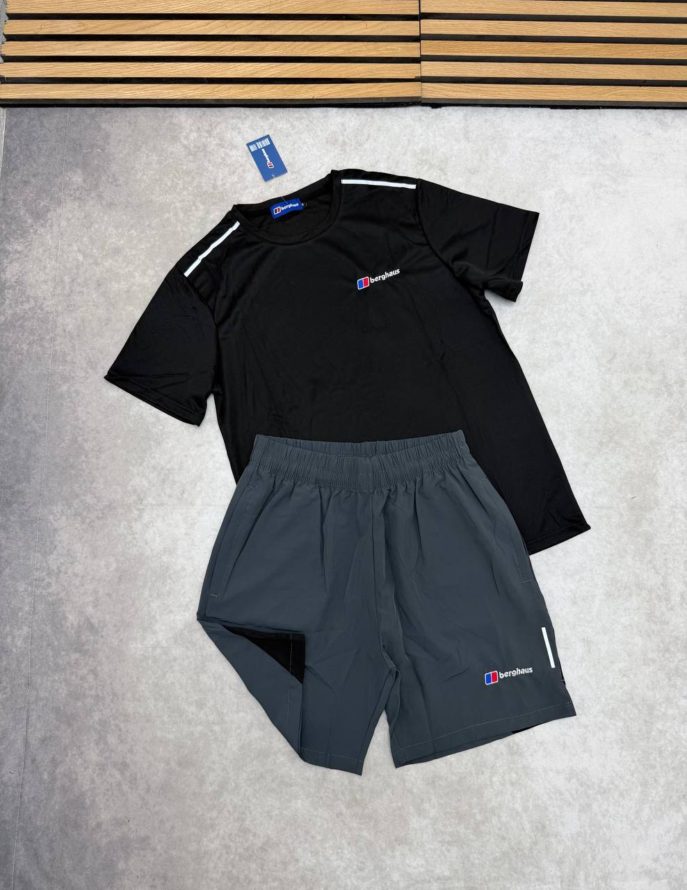 BERGHAU EMBROIDER SHORT SETS am0804