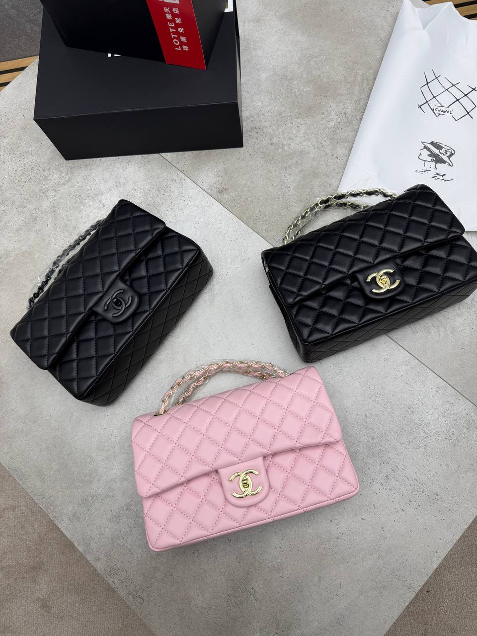 WOMENS CHANEL BAG COME WITH BOX ETC am1707
