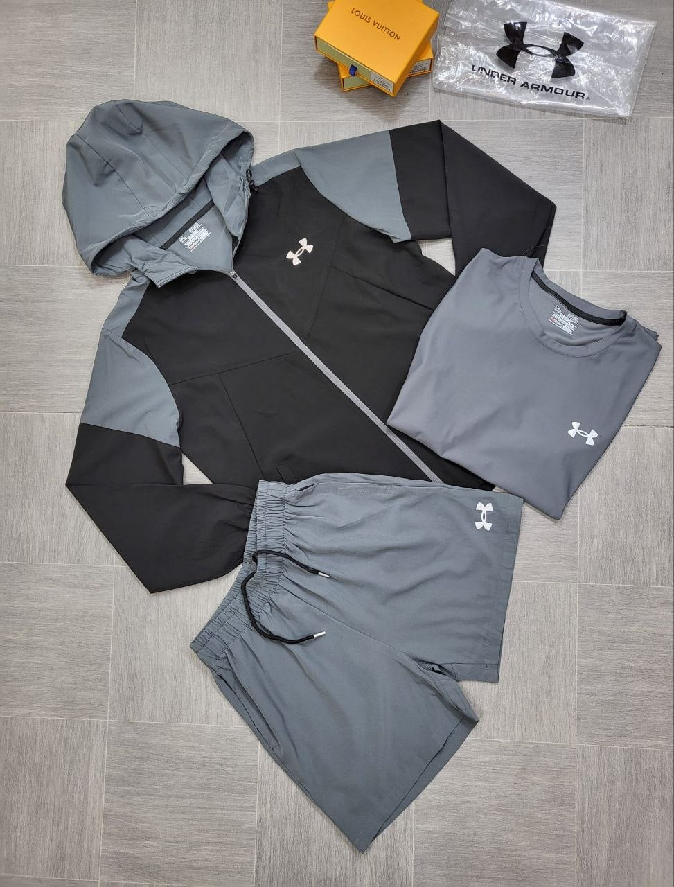 QUALITY UNDER ARMOU 3PCS SHORT SET ak1807