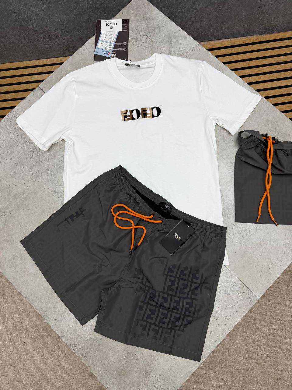 SUPER CLON FEND SHORT SET am2207