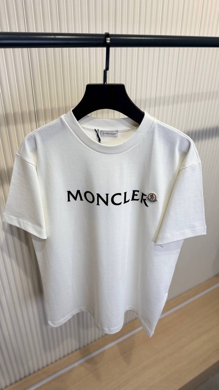 Super clon Moncle Flocked Logo T-Shirt to2407