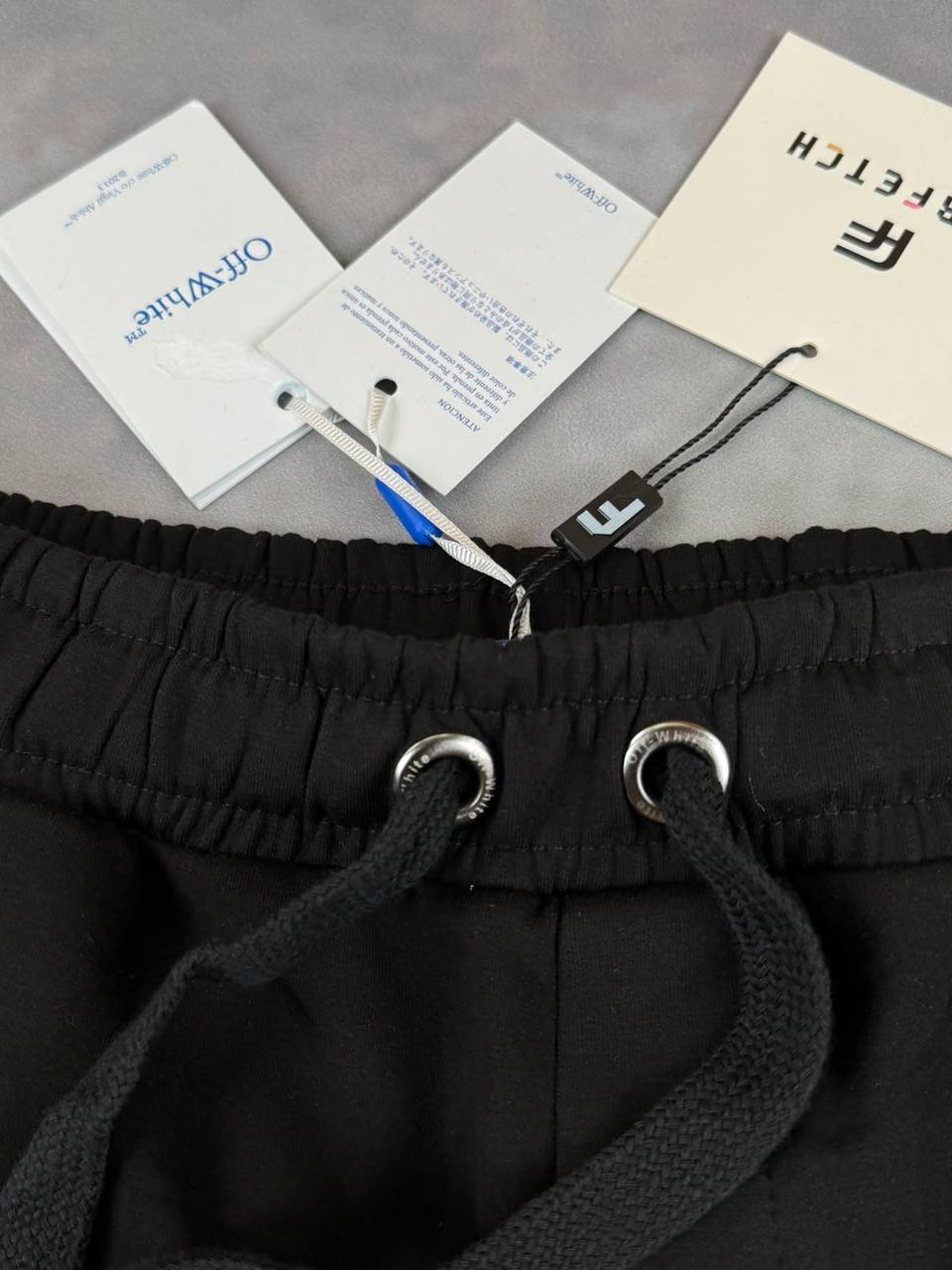 Off-white cotton shorts jj2507