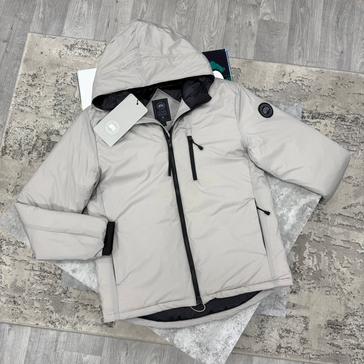SUPER CLON CANAD GOOSE LODGE HOODY BLACK BADGE jay2507