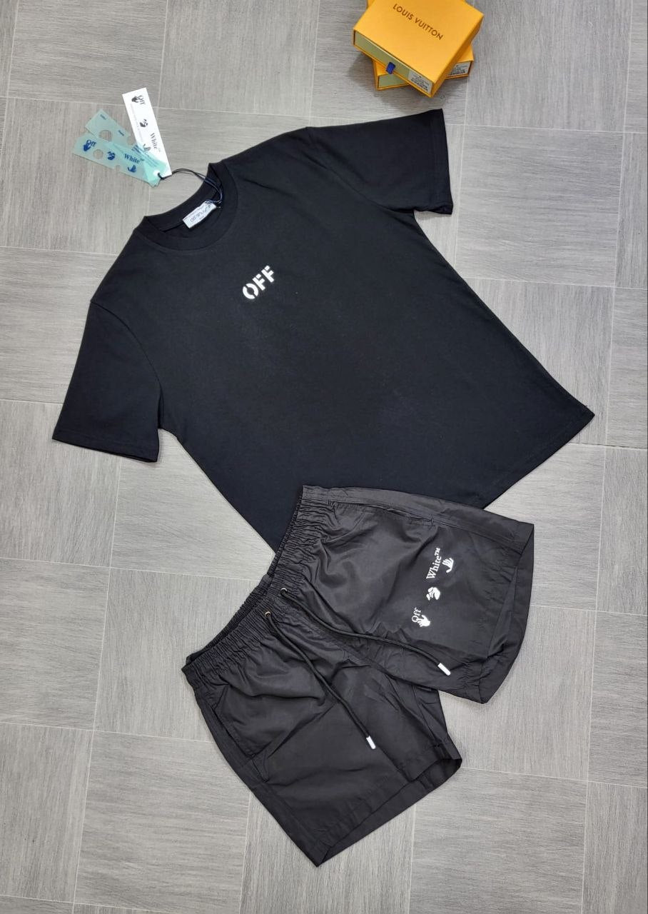 SUPERCLON QUALITY OFF WHIT SHORT SET ak3007