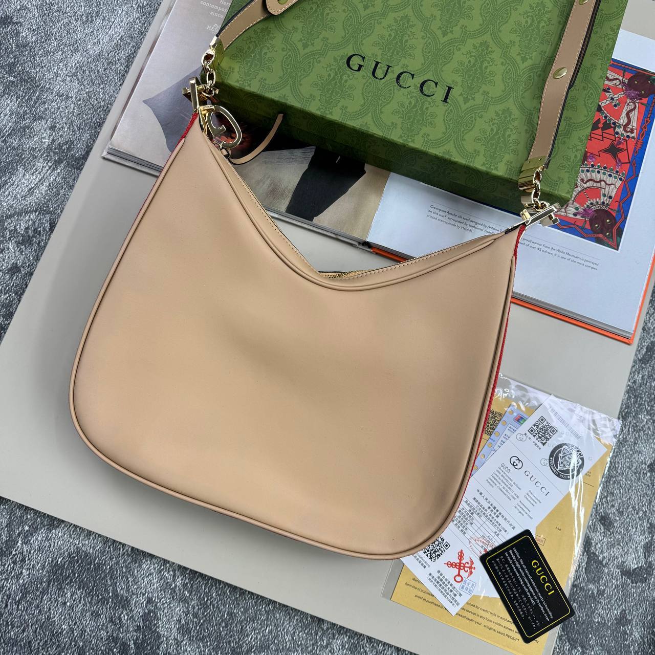 Gucc bag duper clon quality woth box sa3007