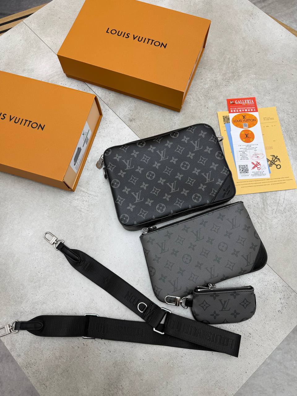 SUPER CLON LV TRIO BAGS COME WITH BOX ETC am2009