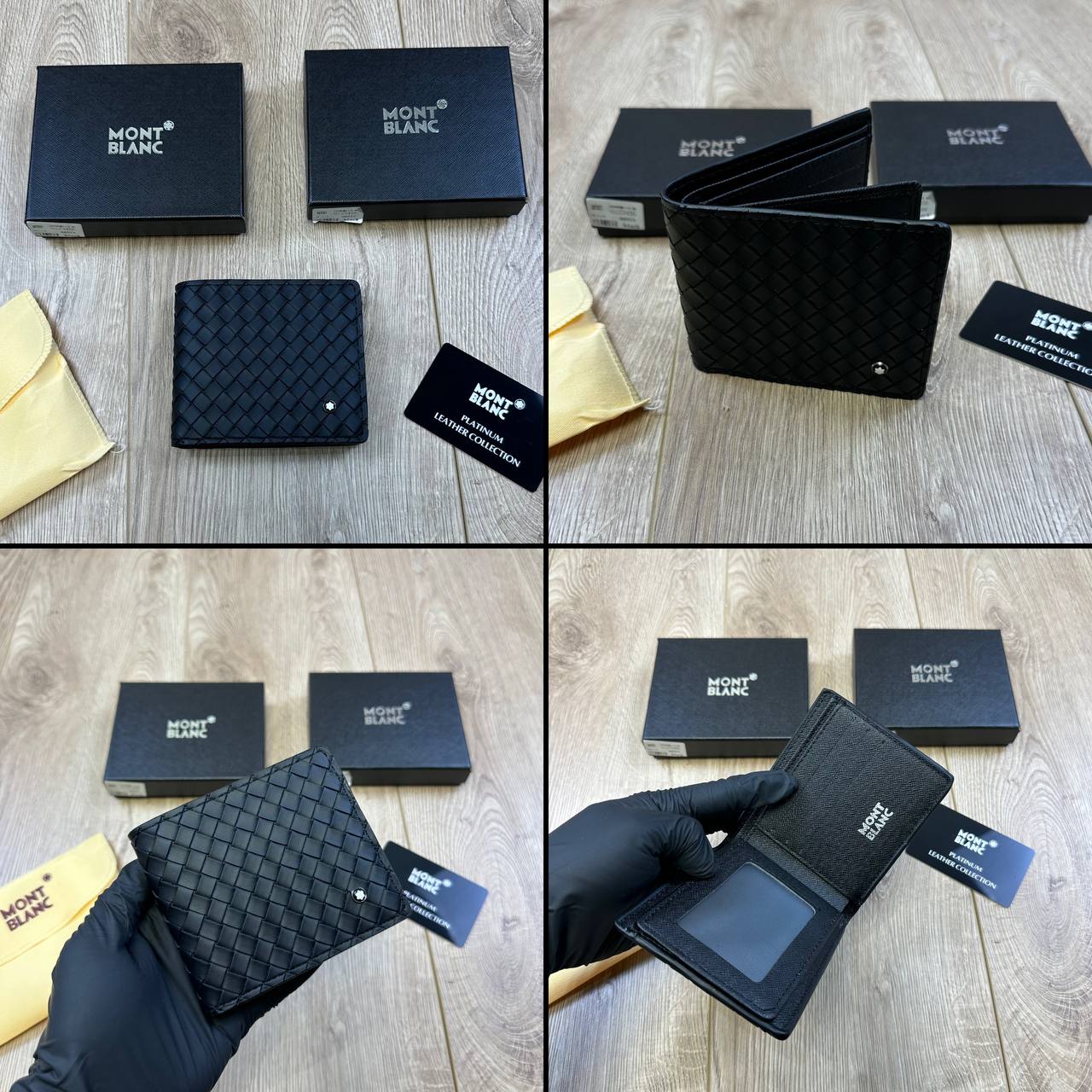 Mon Blanc men’s Wallet Comes with boxes to0208