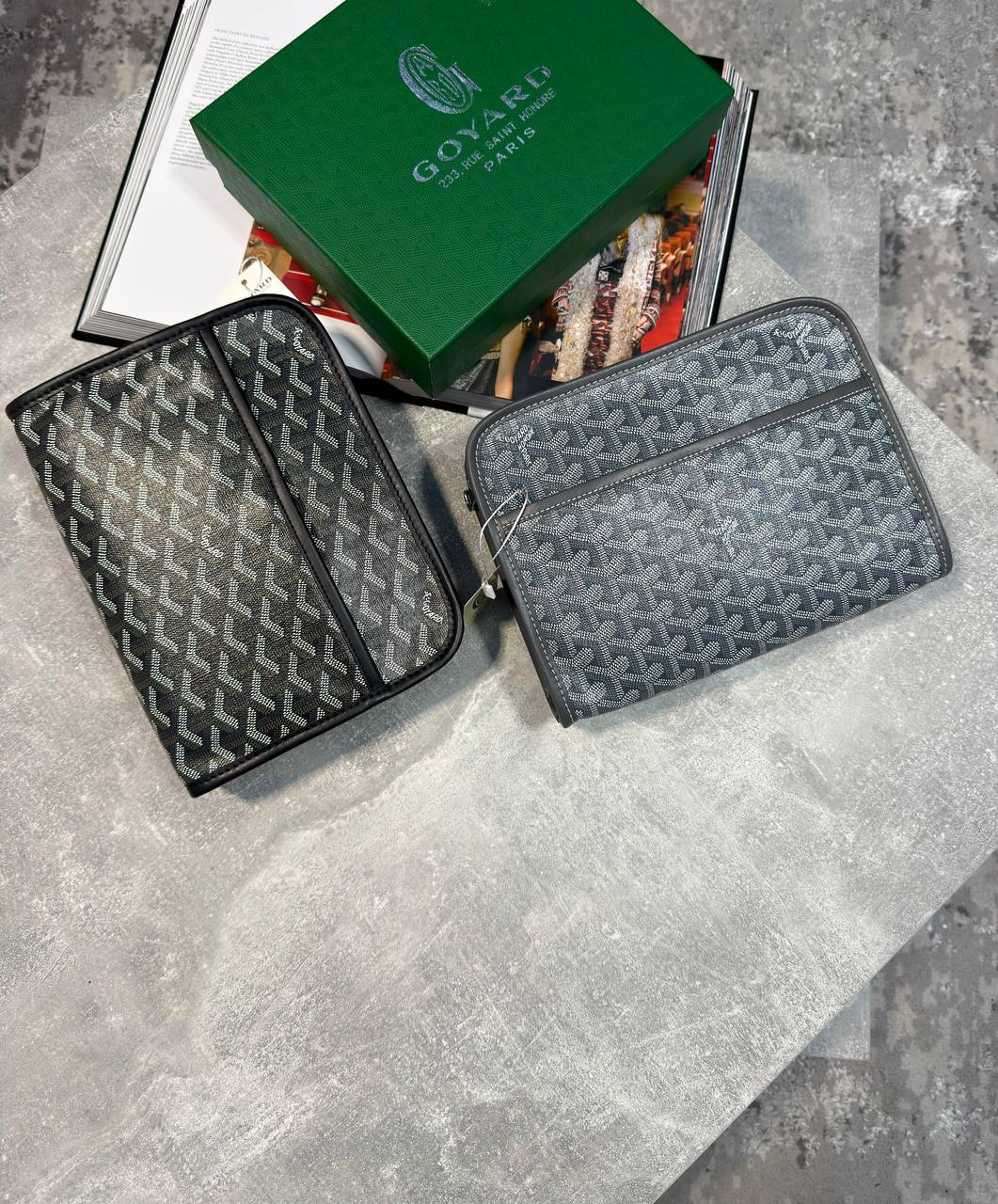 Super Clon Goyar Mens Bags Boxed and Packaged aj0408