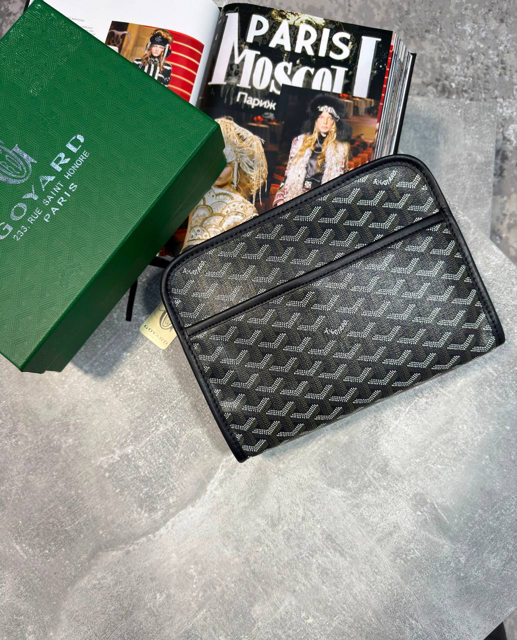 Super Clon Goyar Mens Bags Boxed and Packaged aj0408