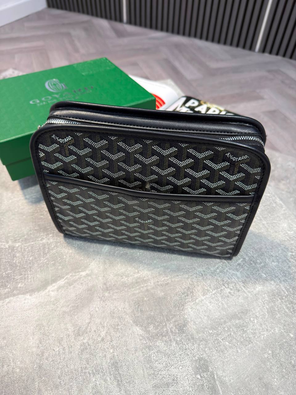 Super Clon Goyar Mens Bags Boxed and Packaged aj0408