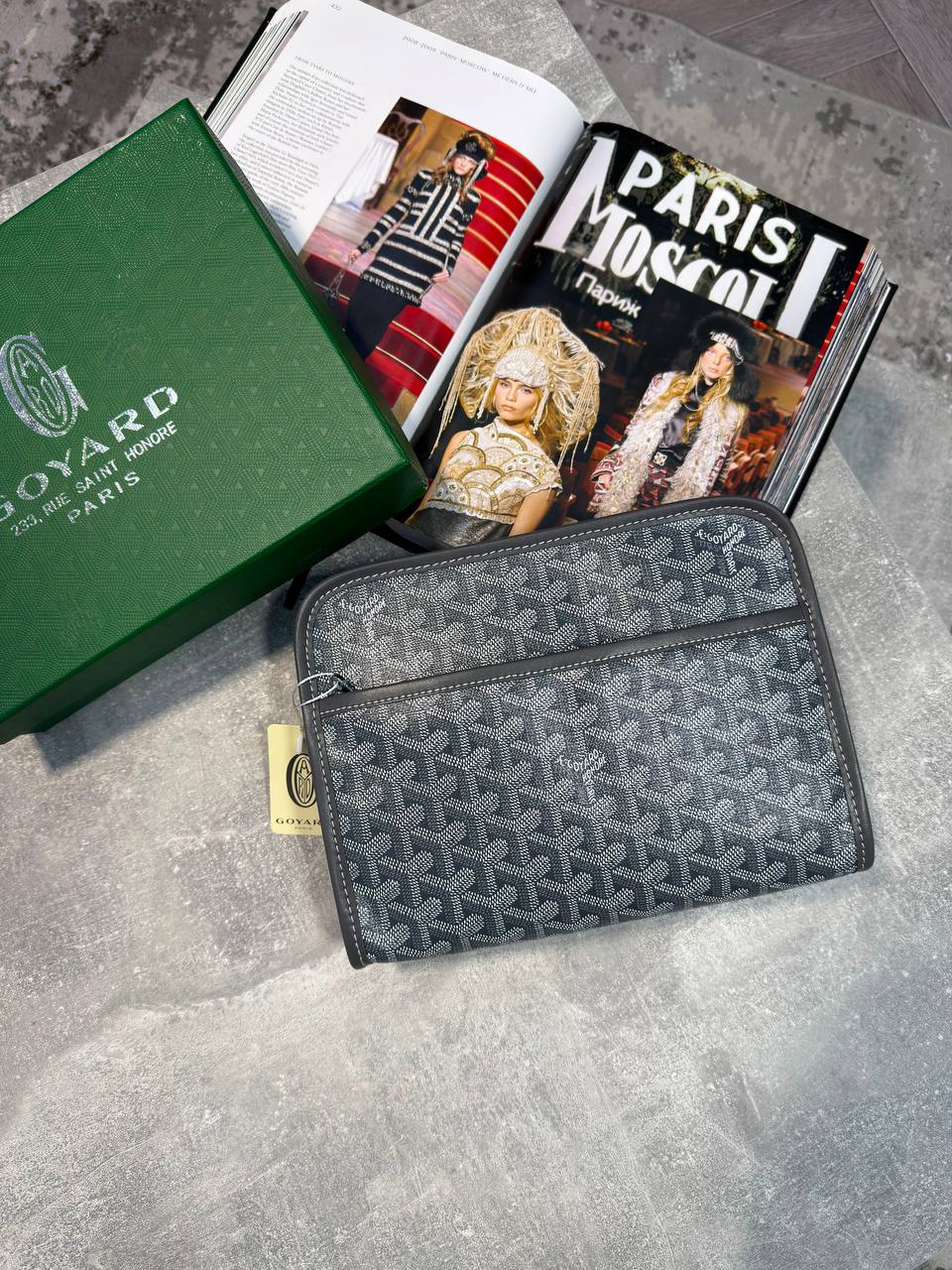 Super Clon Goyar Mens Bags Boxed and Packaged aj0408