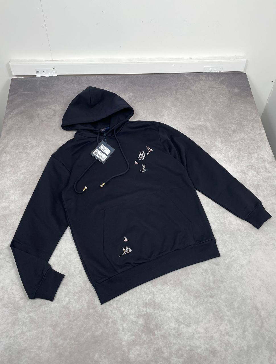 SUPER CLON HEAVY FABRIC LV EMBROIDERY HOODIES to0408