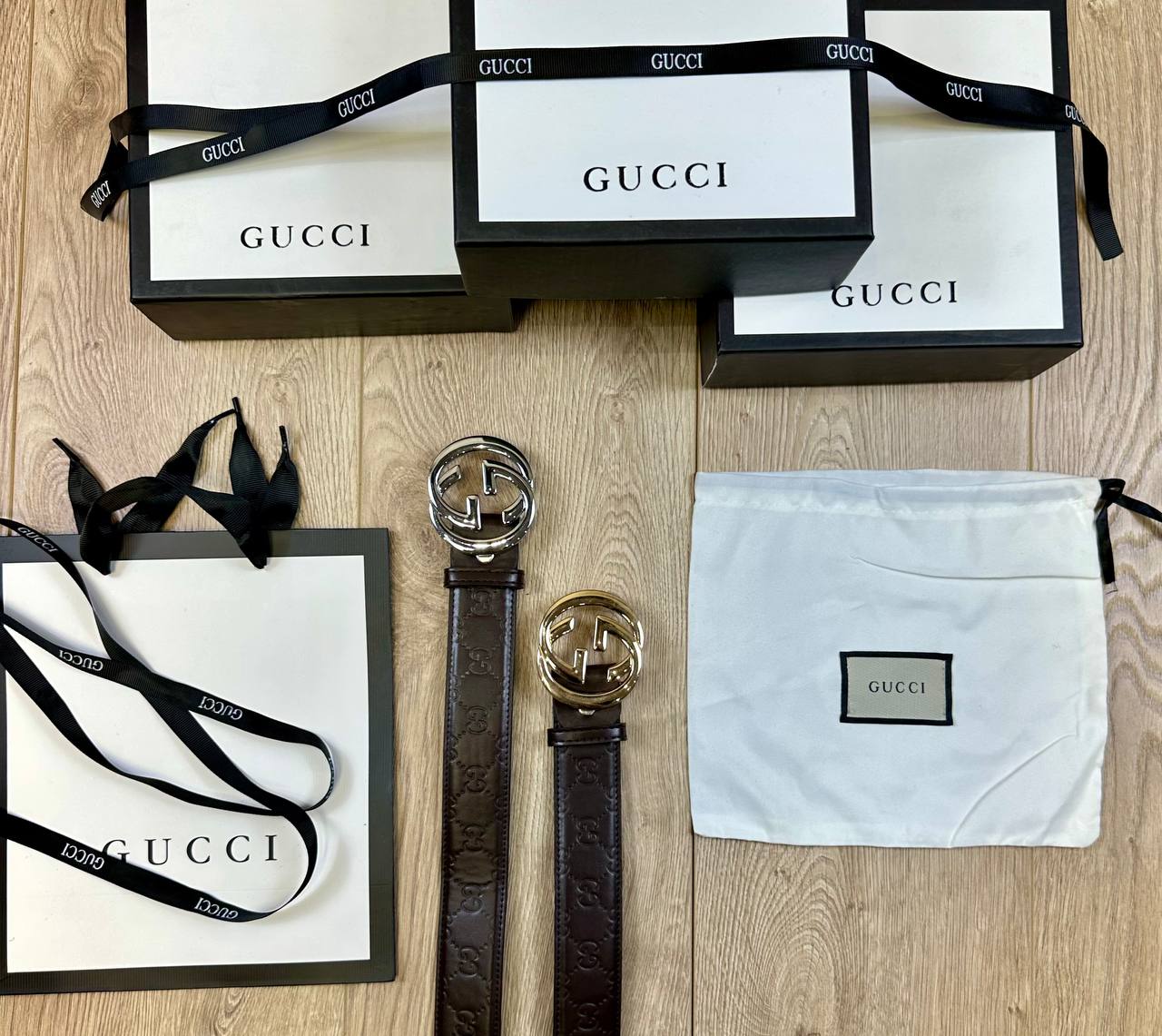 GUCC BELT COMES WITH BOX DUST BAG AND SHOPPING BAG to0508