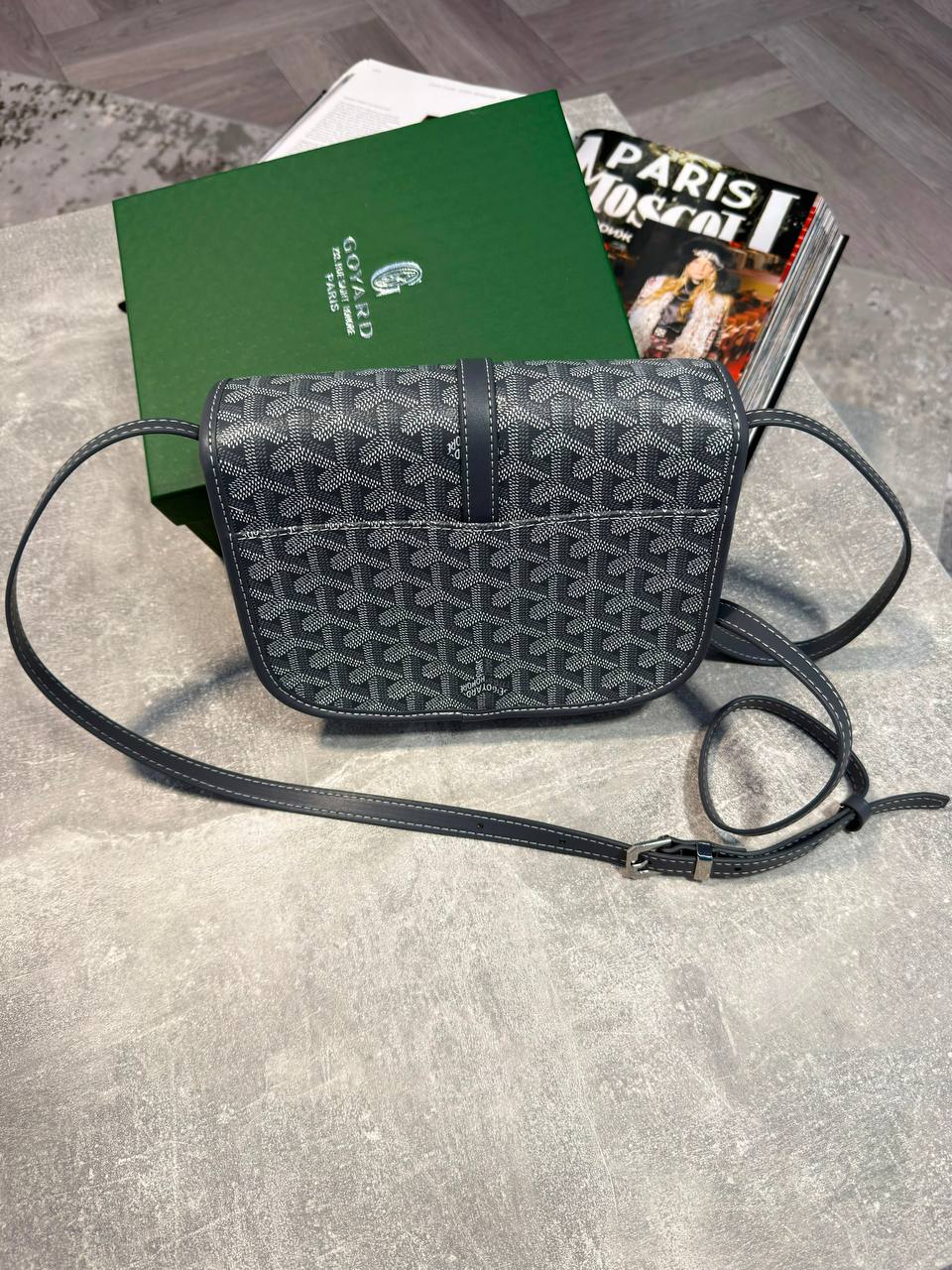 Super Clon Goyar Mens Bags Boxed and Packaged aj0508