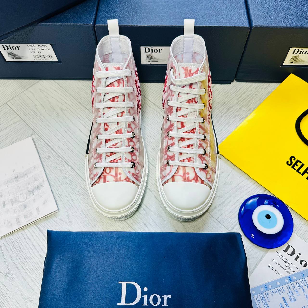 SUPERCLO QUALITY DIO SHOES WITH BOX & PAPERWORK to0901