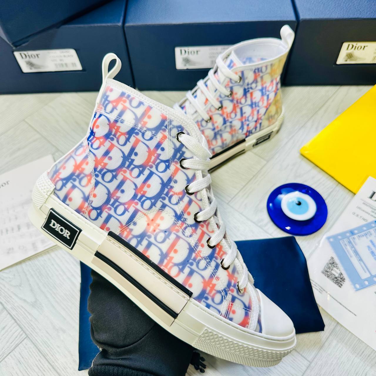 SUPERCLO QUALITY DIO SHOES WITH BOX & PAPERWORK to0901