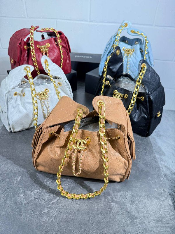 Channel bag 1708 Leather material  Super clon