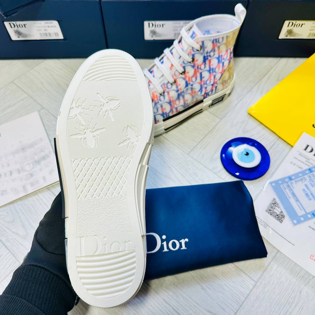 SUPERCLO QUALITY DIO SHOES WITH BOX & PAPERWORK to0901