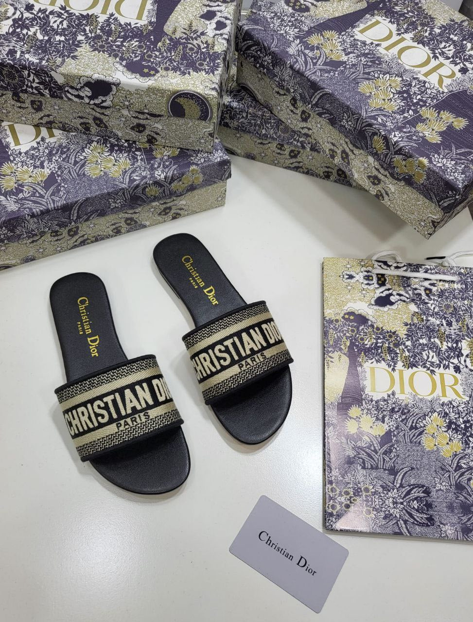 QUALITY CHRISTIAN DIO LADIES SLIDDERS aj1608