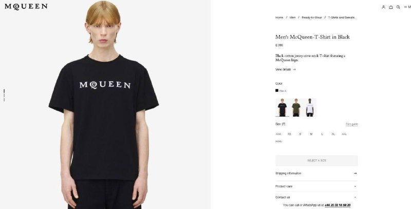 McQueen tees sa2108