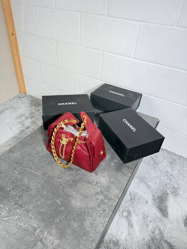 Channel bag 1708 Leather material  Super clon