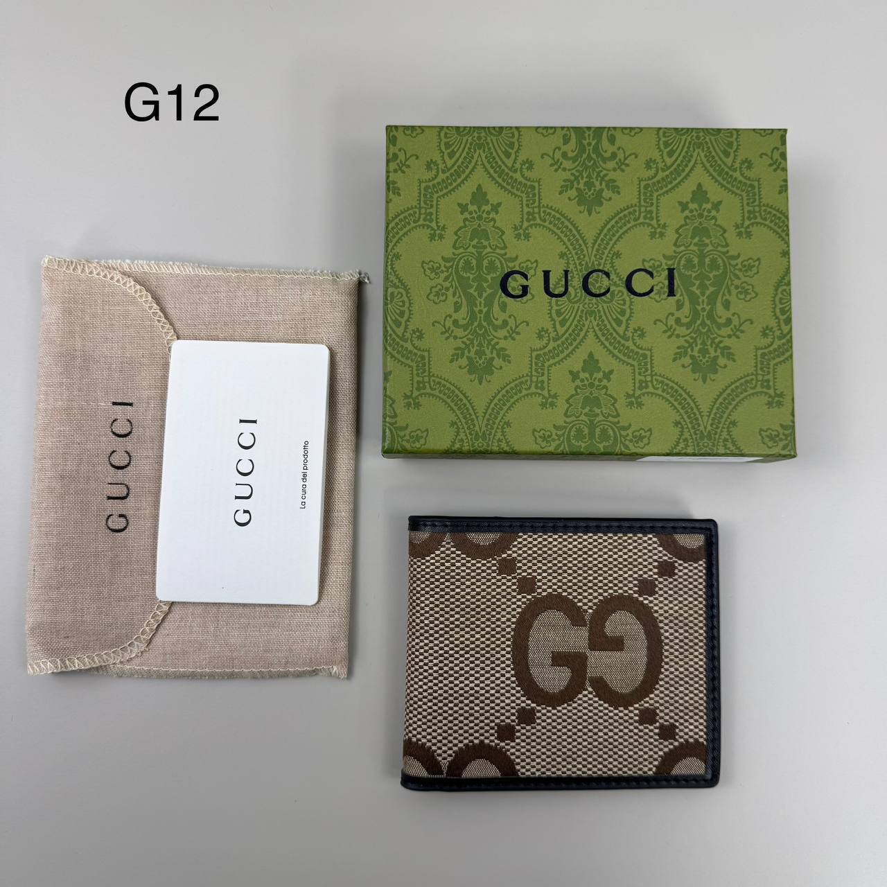 Gucc wallet with box and dust bag sa1105