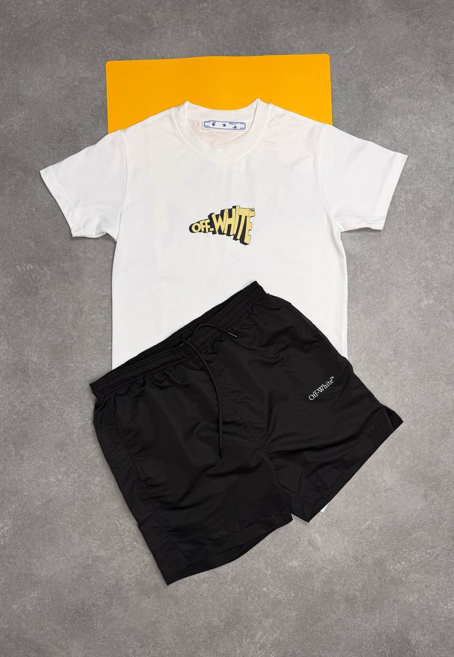 Off white T-shirts or Swim shorts na2407
