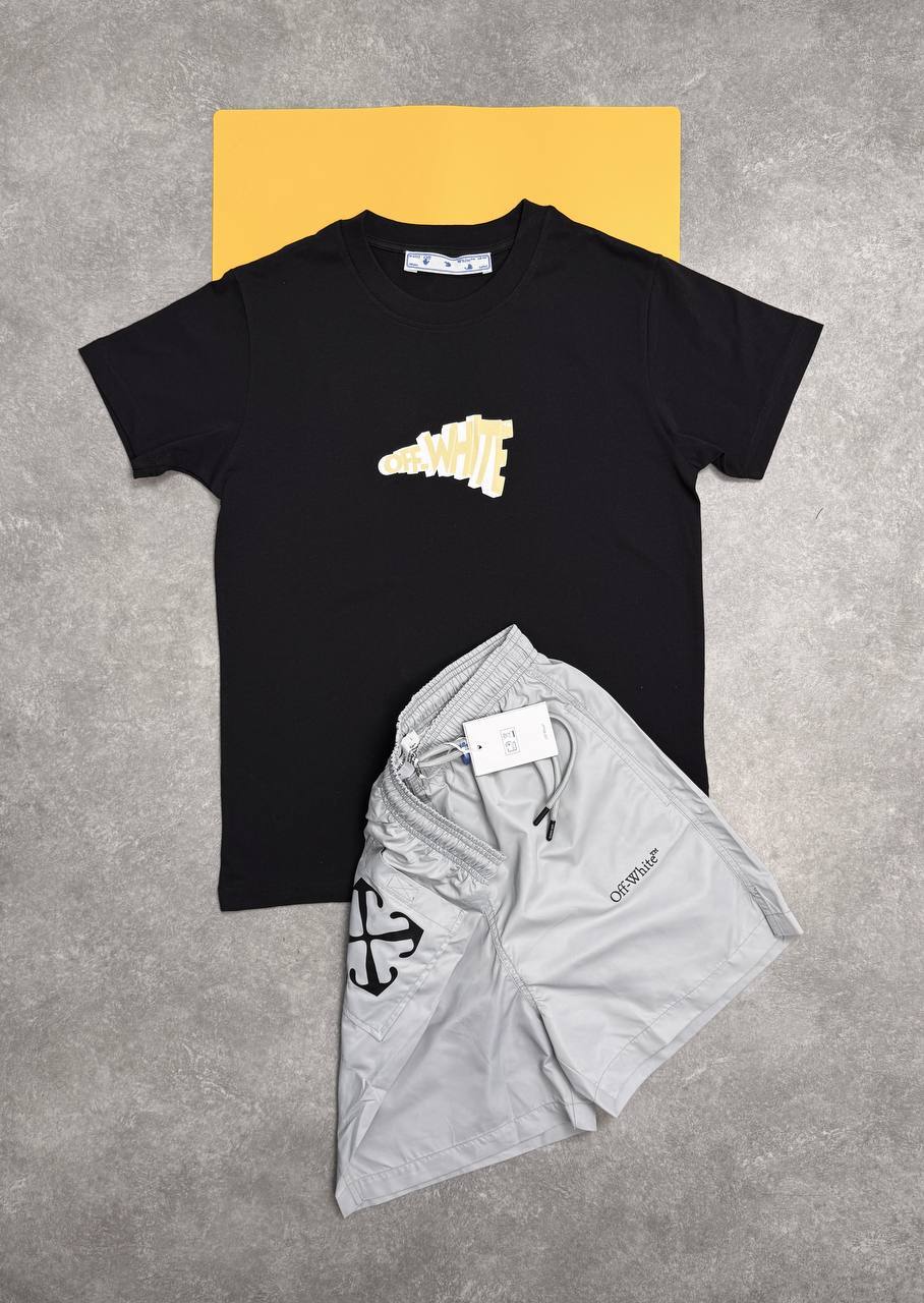 Off white T-shirts or Swim shorts na2407