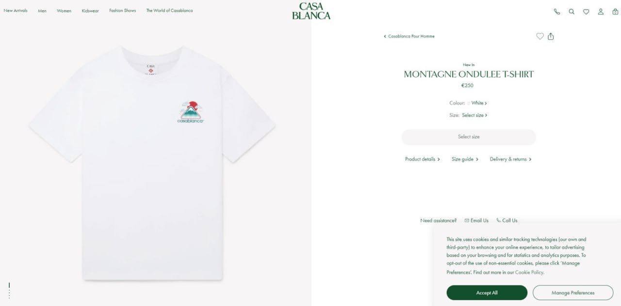 Casablanca T-shirts na2407