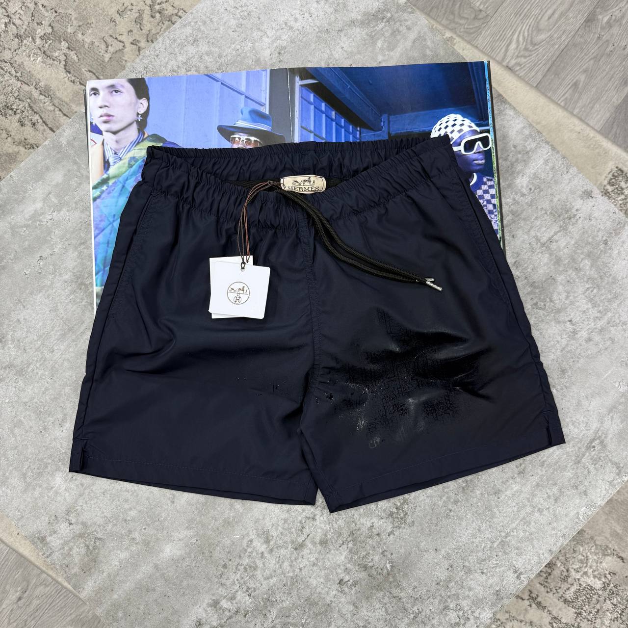 SUPER CLON HERME SWIM SHORTS 💦WATER EFFECT jay1105