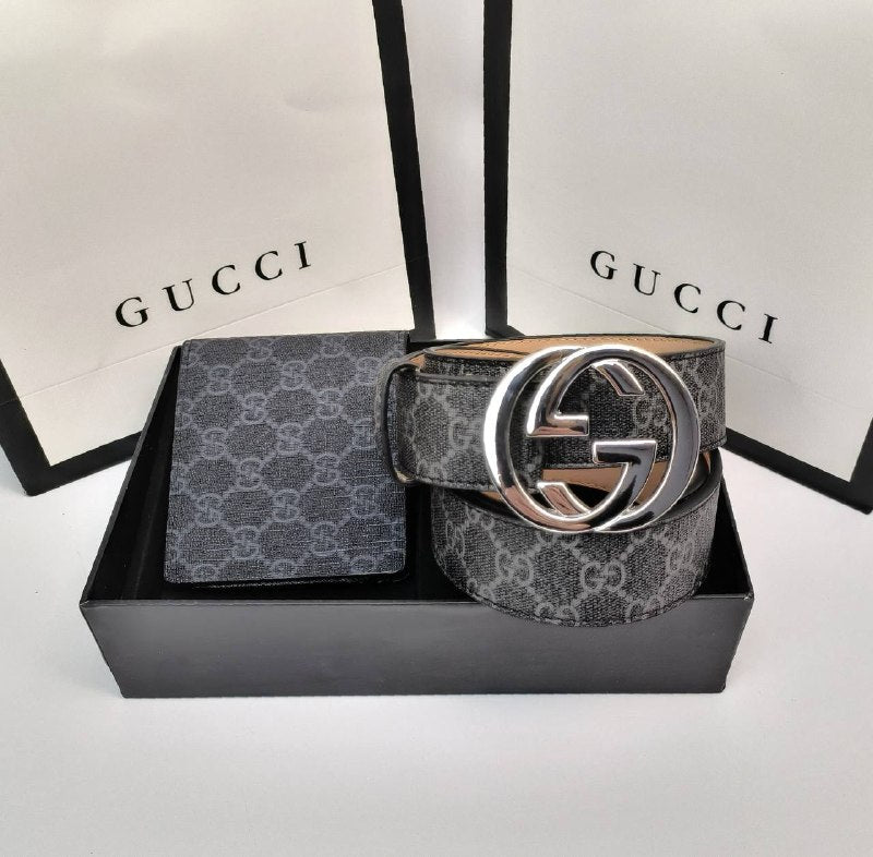Gucc wallet set with box and carrier bag sa1205