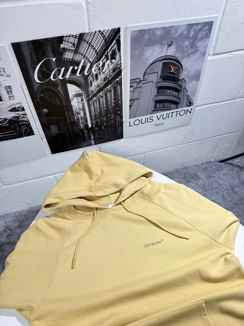 Off white hoodie oversized 0111