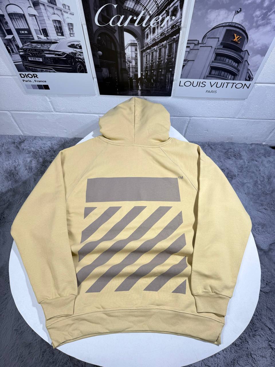 Off white hoodie oversized 0111