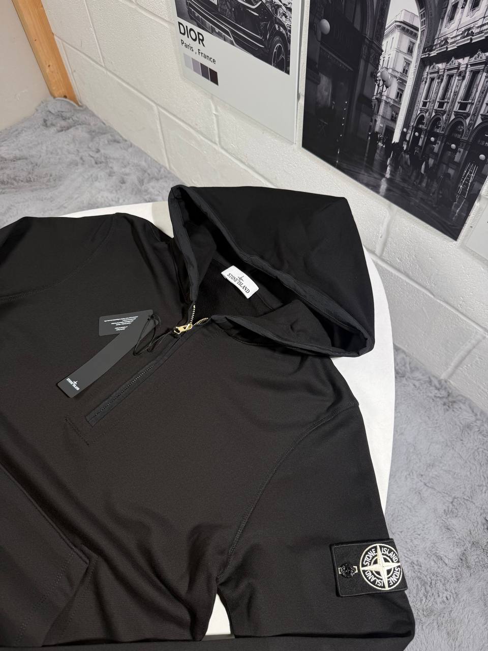 Ston island ghost badge hoodies 0111